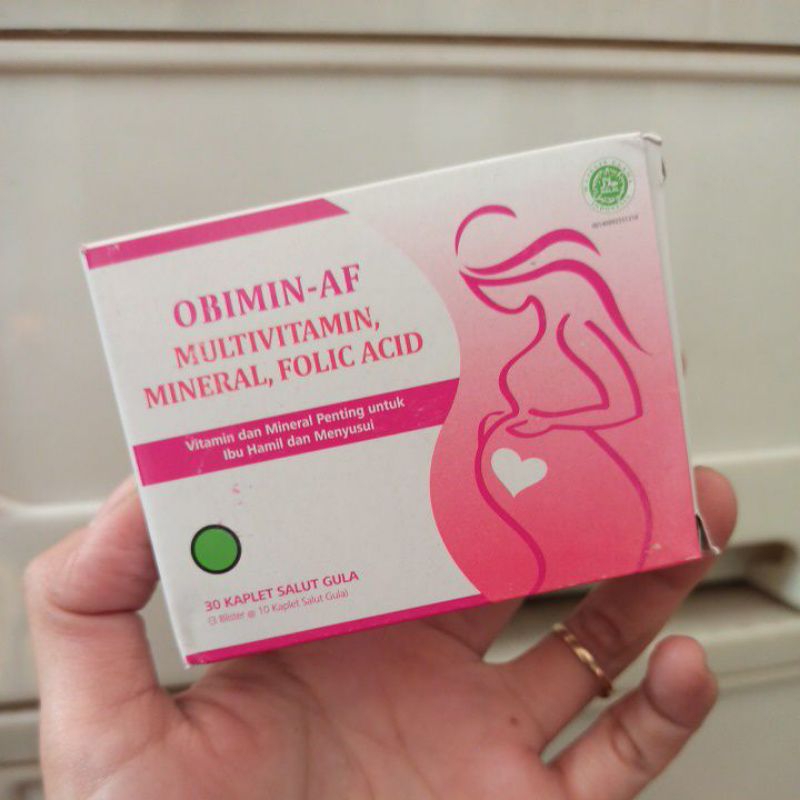Obimin- AF Obimin multivitamin suplemen kehamilan 30 kaplet asam folat