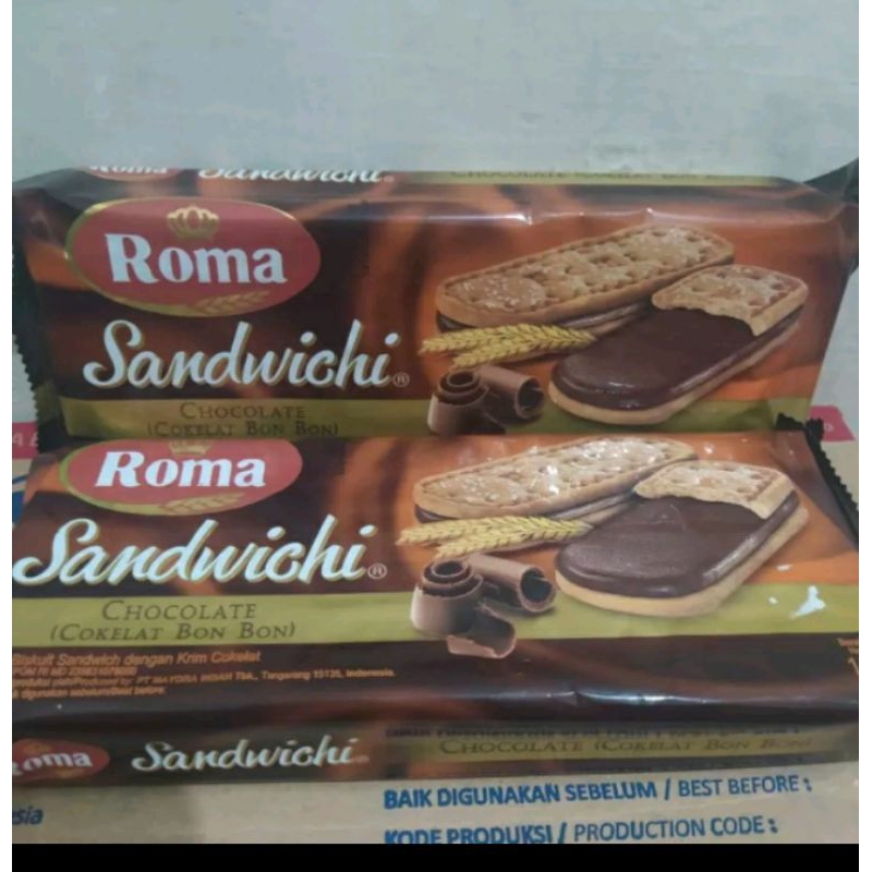 

sandwichi chocolate ( coklat bom bom ) 189g