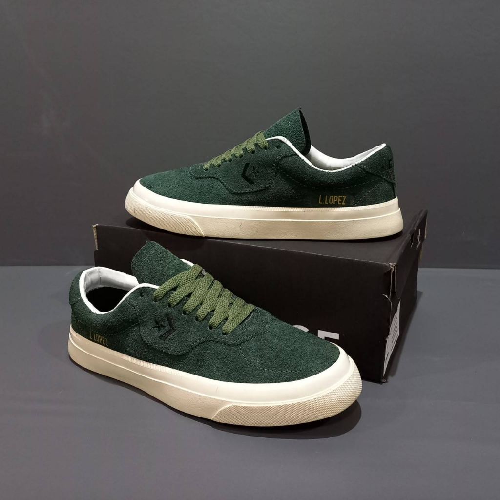 SEPATU VANS L.LOPEZ ARMY BLACK