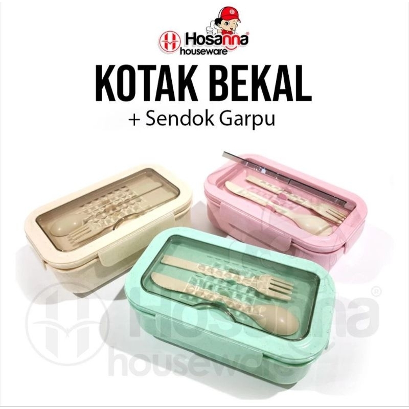 Lunch box set kotak bekal makan anak / kotak bekal / tepat makan / lunch box