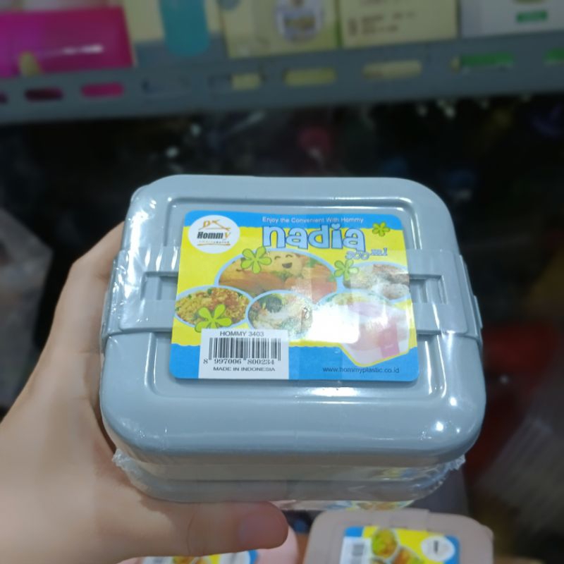 Rantang Anak Lunch Box Susun 2 Food Grade / Kotak Wadah Tempat Makanan Anak / Souvenir Ulang Tahun /