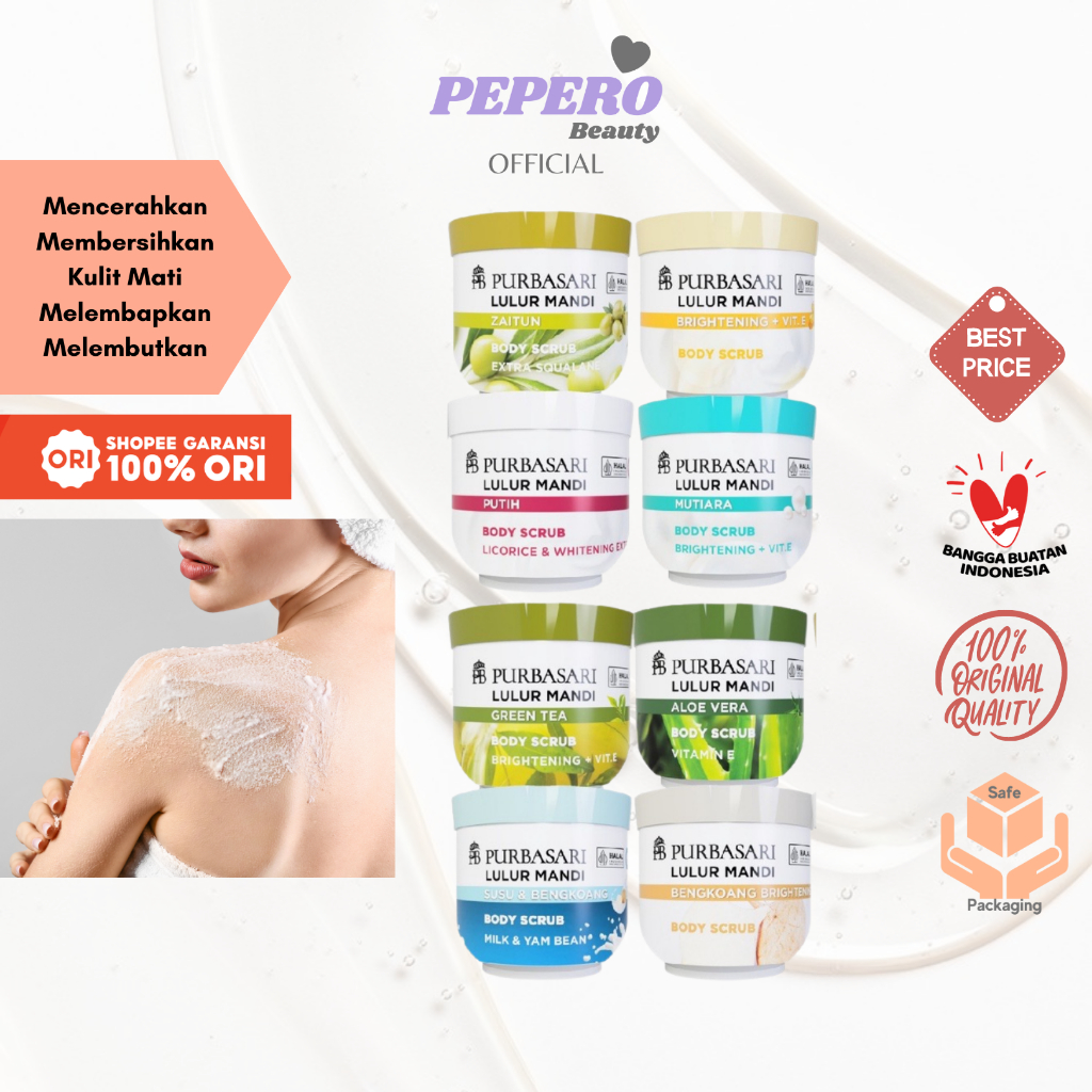 PURBASARI Lulur Mandi 100 / 200 ml Body Scrub