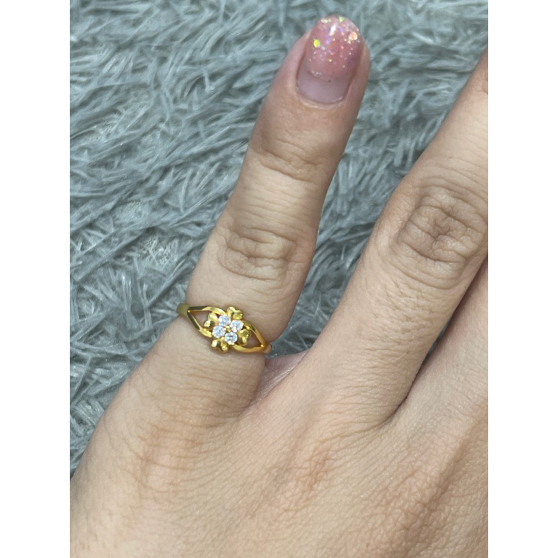 cincin love emas asli kadar 700 small size