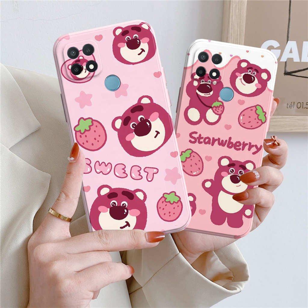 Case OPPO A15 A15s Silikon TPU Motif Kartun Lotso - Softcase Karakter Custom Lucu