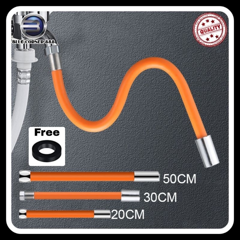 Selang Wudhu Sambungan Kran Extension Fleksibel