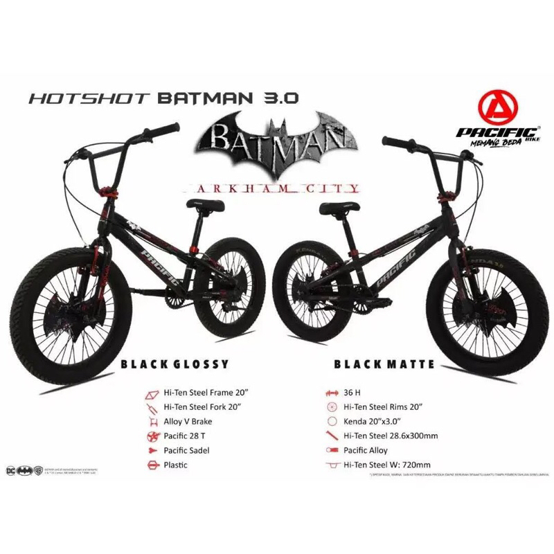 Sepeda BMX Anak Pacific 20 inch Batman