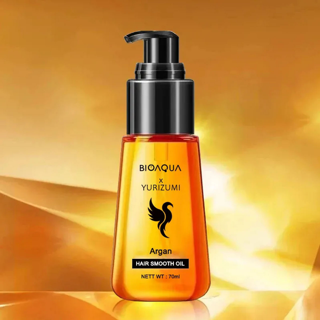 Hair Oil Serum BIOAQUA Minyak Pelembut Rambut BPOM - Serum Perawatan Rambut Rusak Rontok Kering dan 