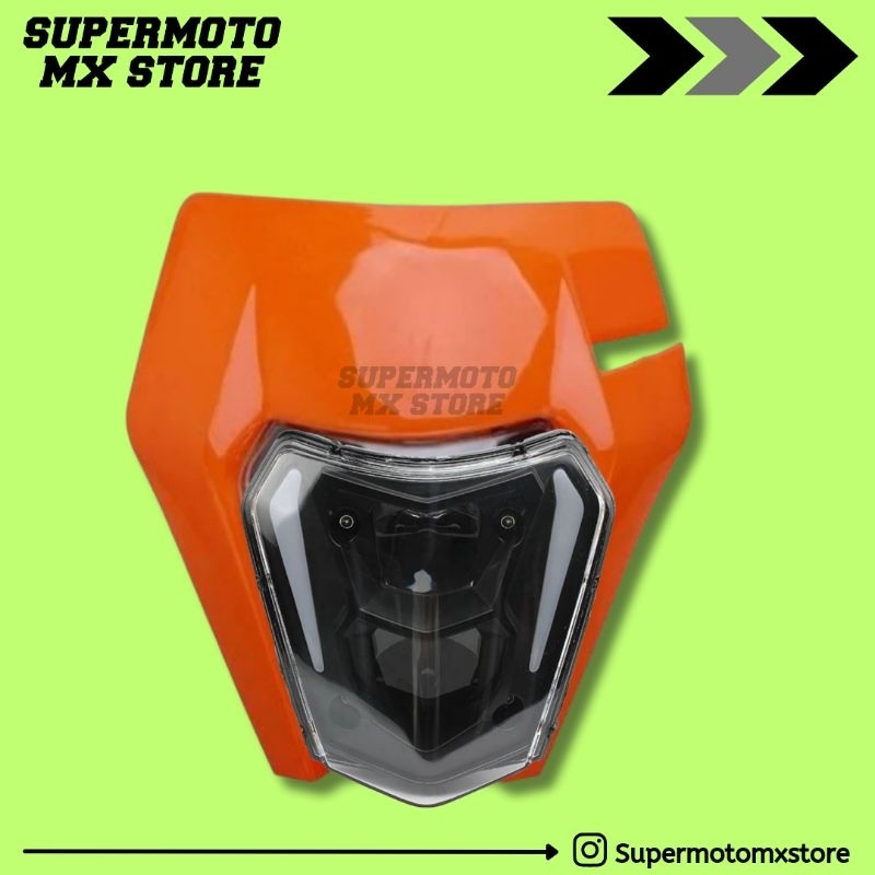 HEADLAMP KTM EXC SMR LED KTM 250 450 KLX DTRACKER CRF WR ENDUROTECH