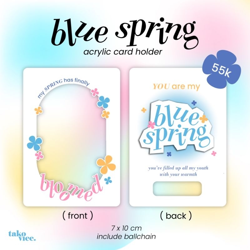TXT Blue Spring Photocard Holder