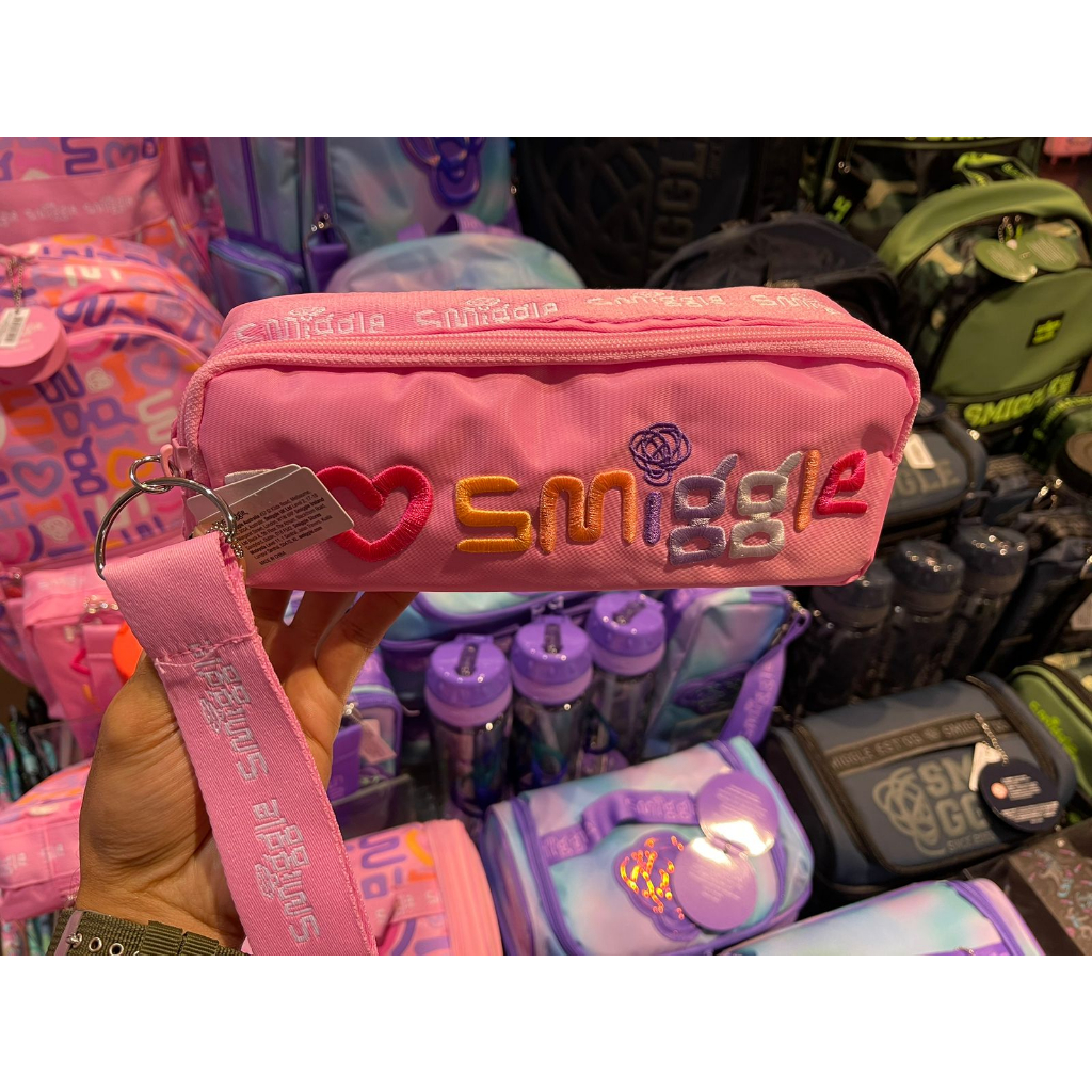 

SMIGGLE SMIGGLER III PENSILCASE PINK - TEMPAT PENSIL SMIGGLE