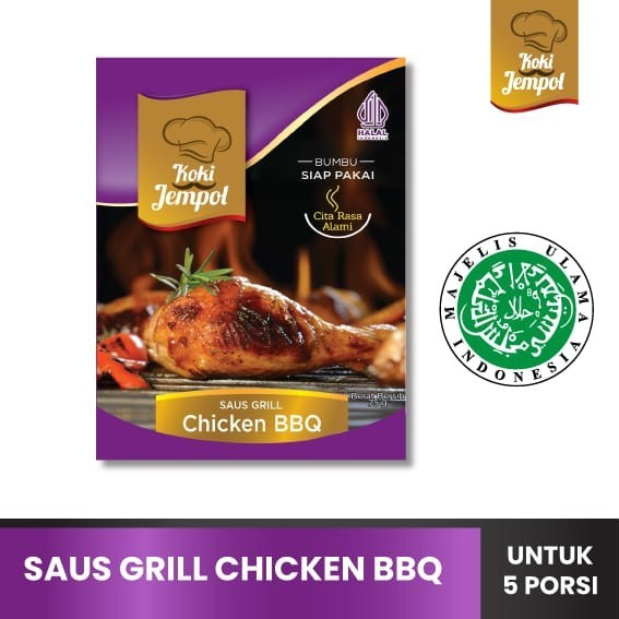 

Koki Jempol Chicken BBQ Grill Sauce 75GR Saus Barbaque