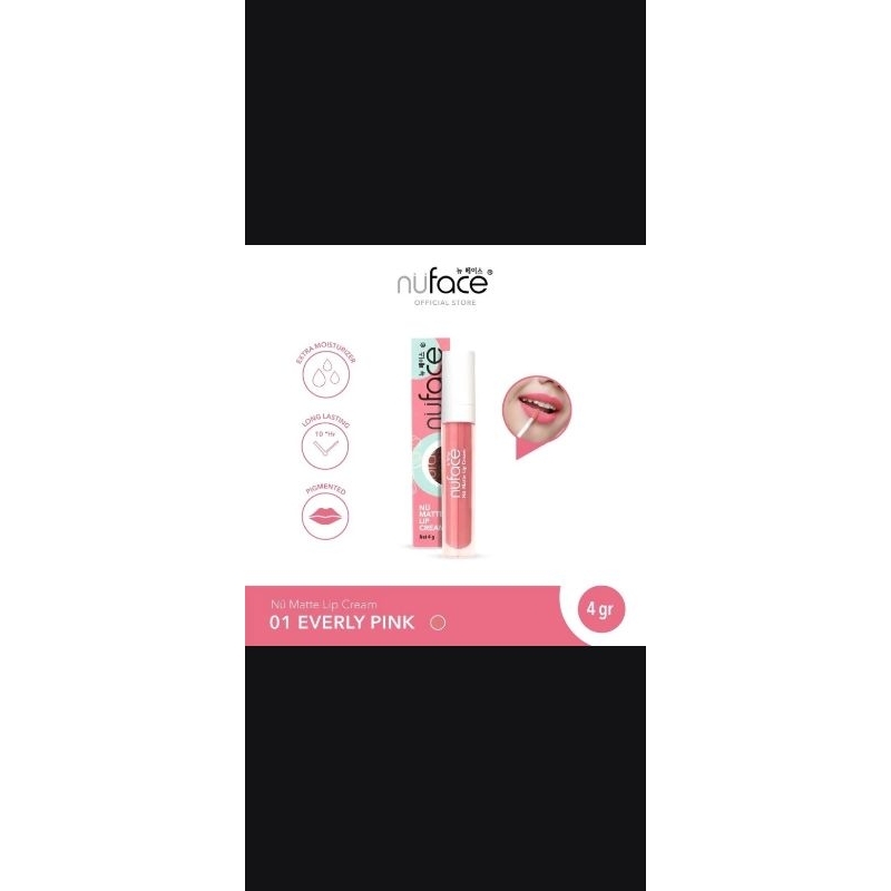 Lipcream Nu Face lip matte velvet matte