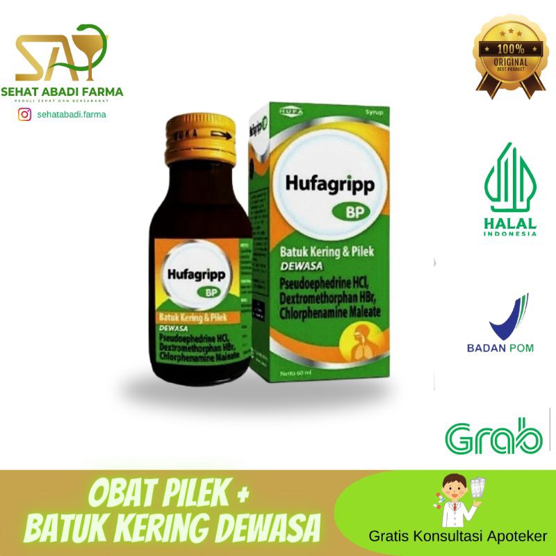 

Hufagripp BP Dewasa Sirup 60 ml