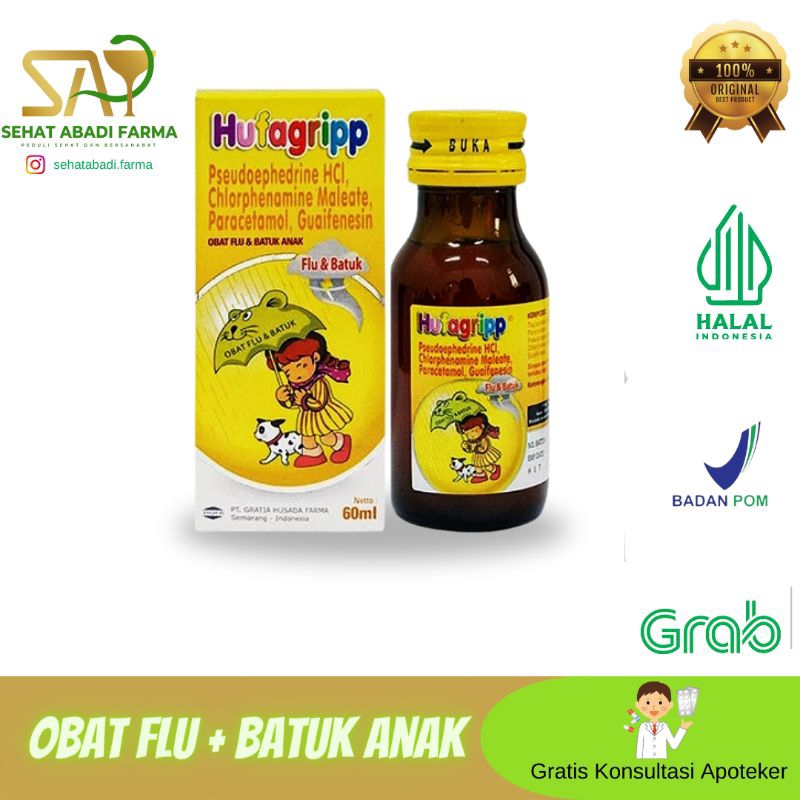 

Hufagrip Flu & Batuk Sirup 60 ml