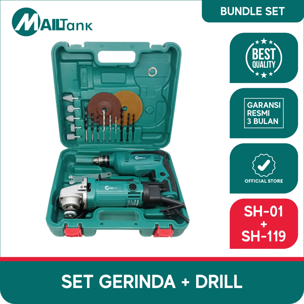 MAILTANK BOR + GERINDA SET