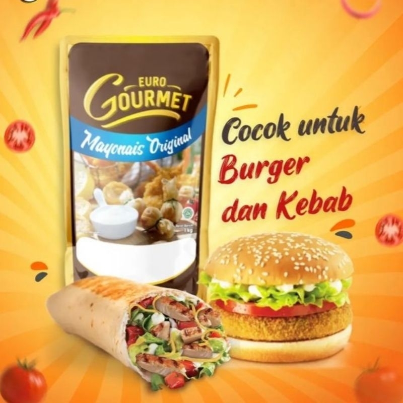 

Euro Gourmet Mayonaise 1 kg sweety mayo