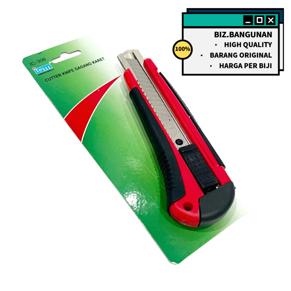 

PISAU CUTTER IGM BESAR PLUS REFILL