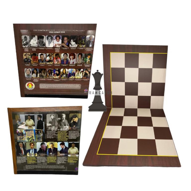 PAPAN CATUR LIPAT 4 STANDAR INTERNASIONAL KOTAK POLOS
