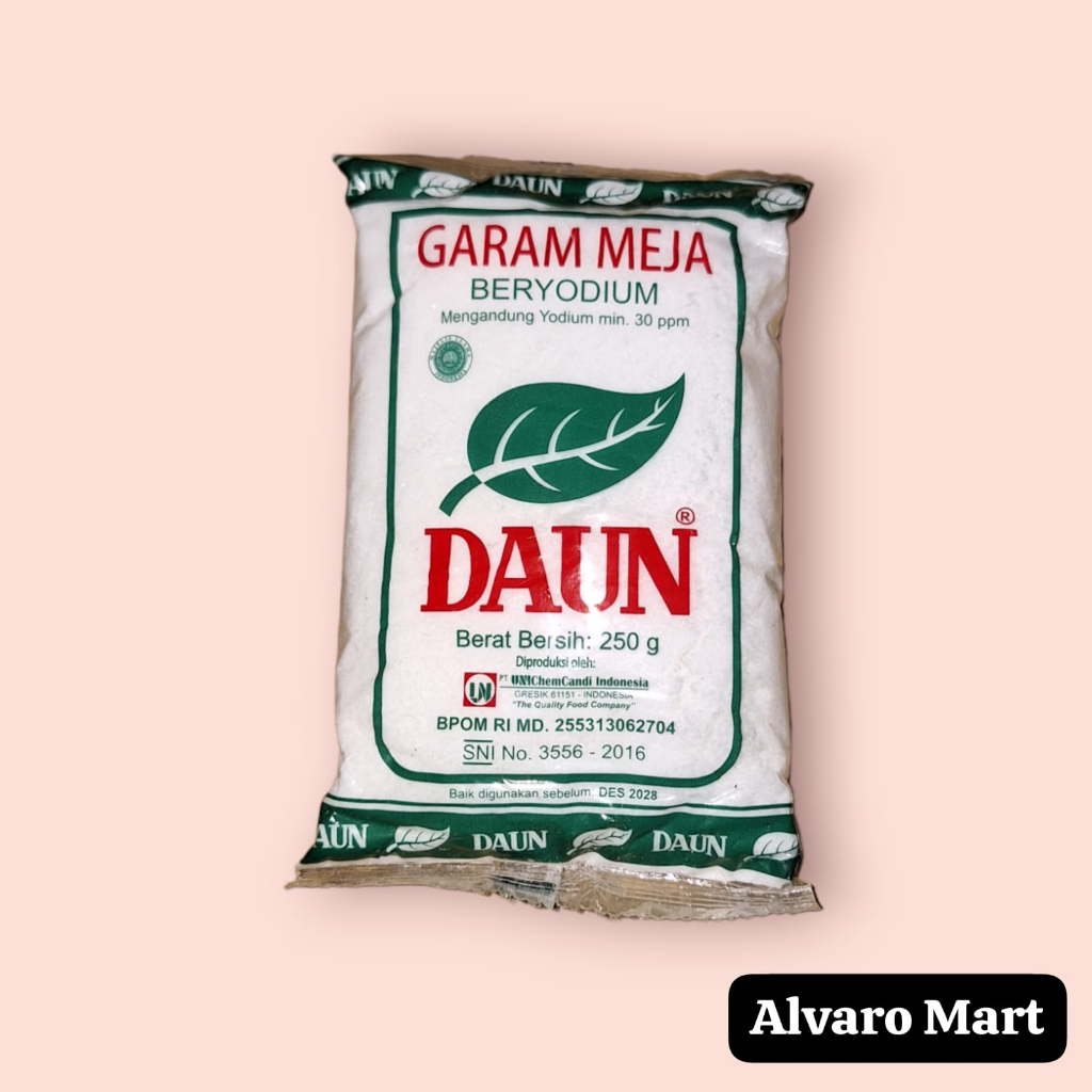 

GARAM HALUS DAUN 250GR | GARAM MEJA PREMIUM