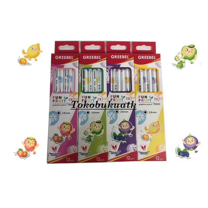 

Ay00! Pensil Greebel 2B untuk komputer scan,gambar dan sketsa fun fruit