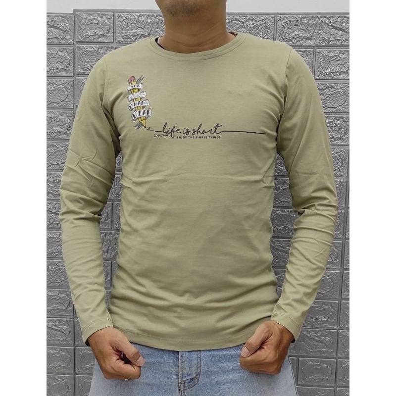 CRESSIDA size.M, L , XL KAOS PANJANG CRESSIDA 100% ORIGINAL / KAOS CRESSIDA / KAOS PANJANG PRIA / KA
