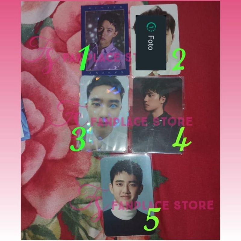 [OFFICIAL] PHOTOCARD DO. KYUNGSOO EXO | PC OFFICIAL | PC OFFICIAL ENIV 10th EXO | PC FANMEET EXO OFF