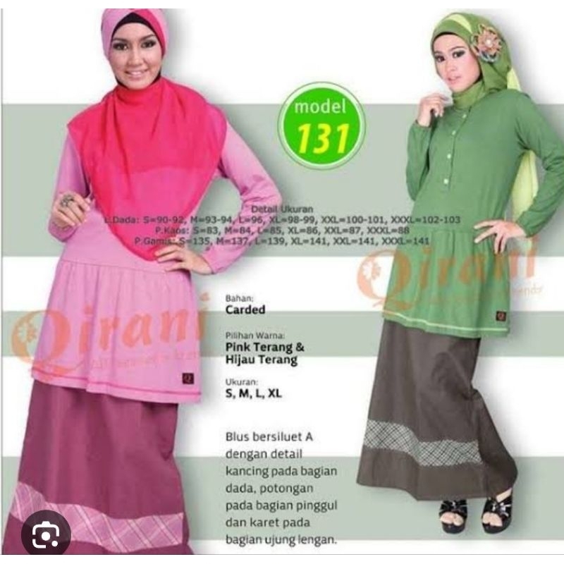 Temur atasan combed random  brand, QIRANI, SIK CLOTHING, MUTIF, UKHTI, MAZAYA ZENITA dll