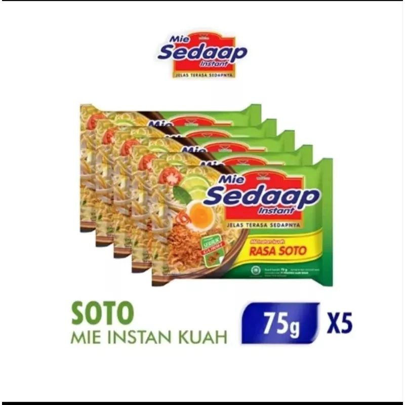 

6pcs MIE SEDAP GORENG/MIE SEDAP SOTO