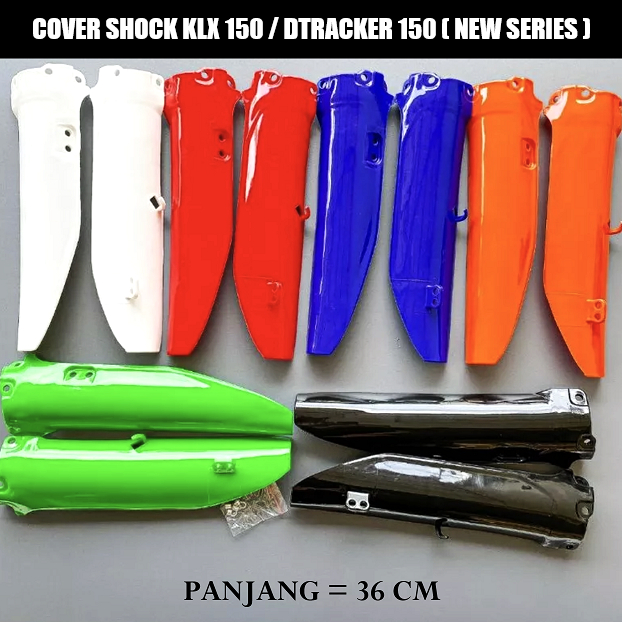 Cover Tutup Shock Depan USD KLX 150 L BF G DTRACKER NEW 150 PANJANG TINGGI