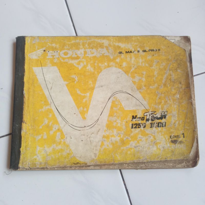 Parts catalog honda GL MAX II dan GL PRO II / Neo Tech 1250 1600