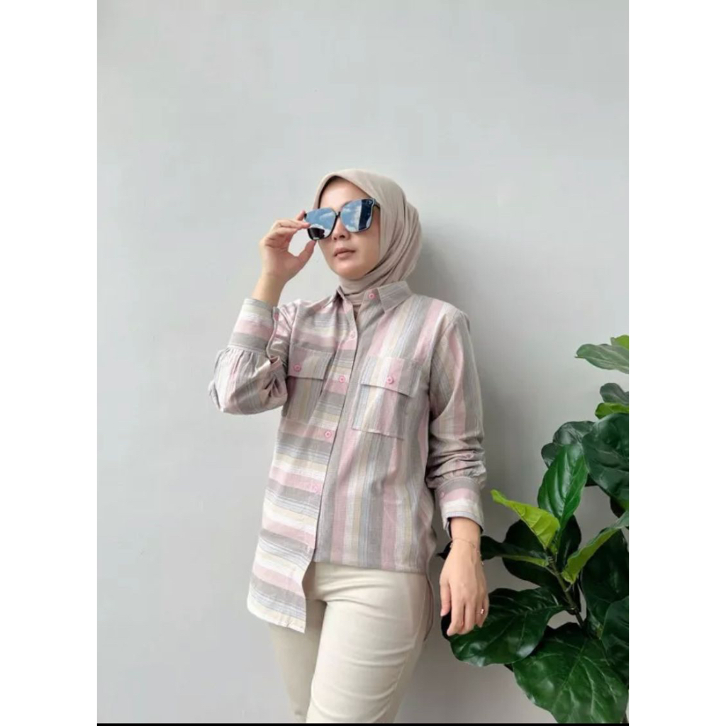 kemeja katun/kemeja triset/kemeja basic/kemeja katun triset