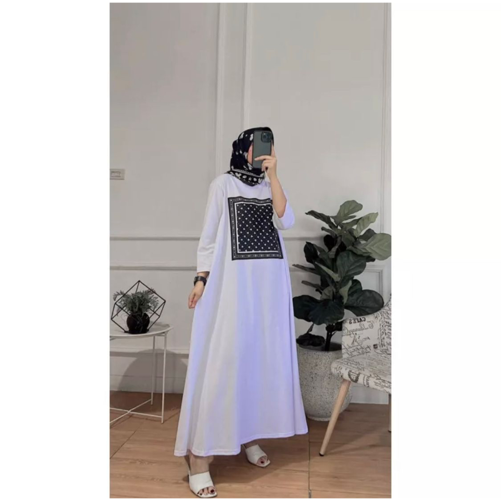 dress kaos/dress combet/dress mickey/kaos athayaa