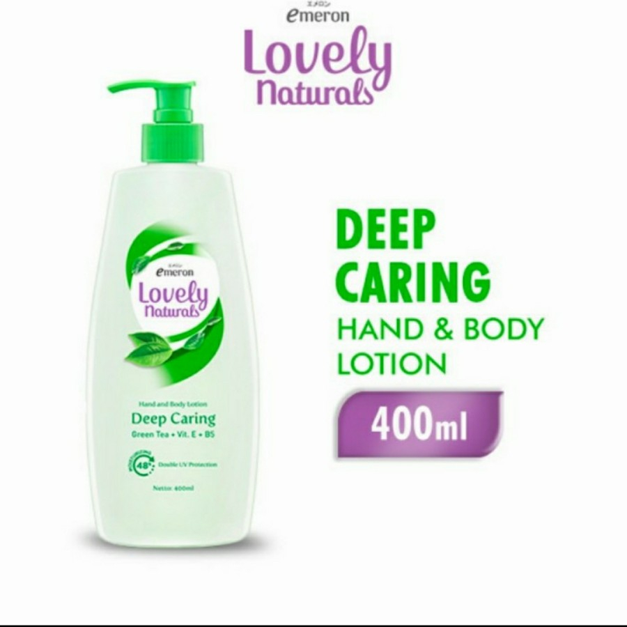 Emeron Lovely Natural Body Lotion Nourishing Deep Caring 400 ml