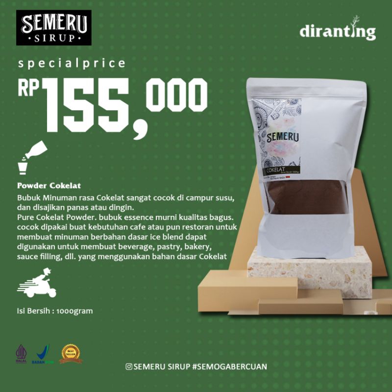 

Semeru Powder Premium Cokelat 1000gram