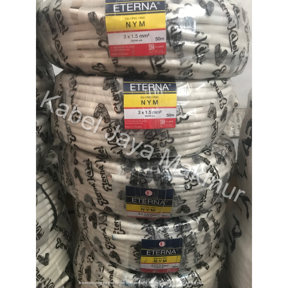 ETERNA KABEL NYM 50 3X1,5 50m (Per Rol)