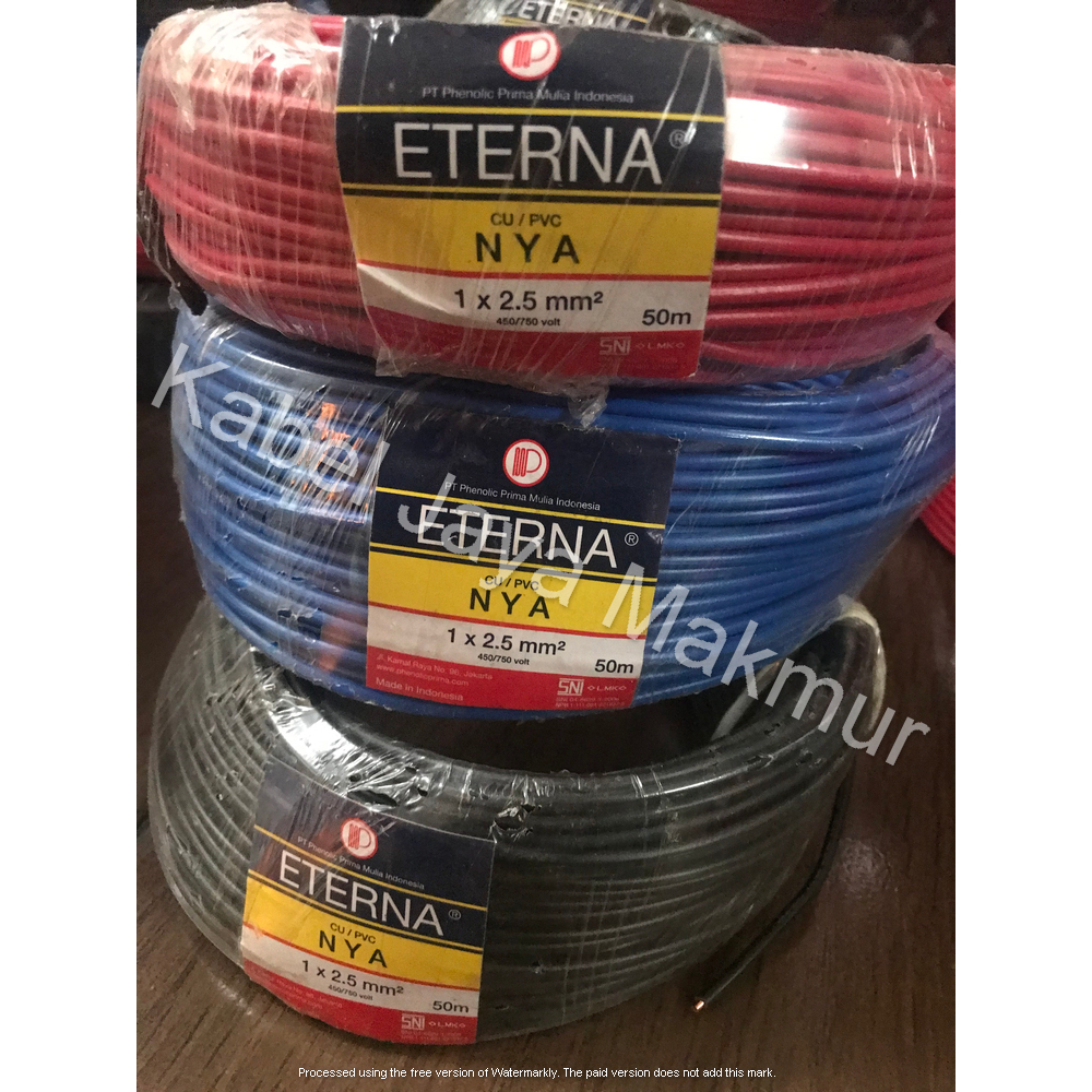 KABEL LISTRIK / NYA ETERNA 1,5 50M