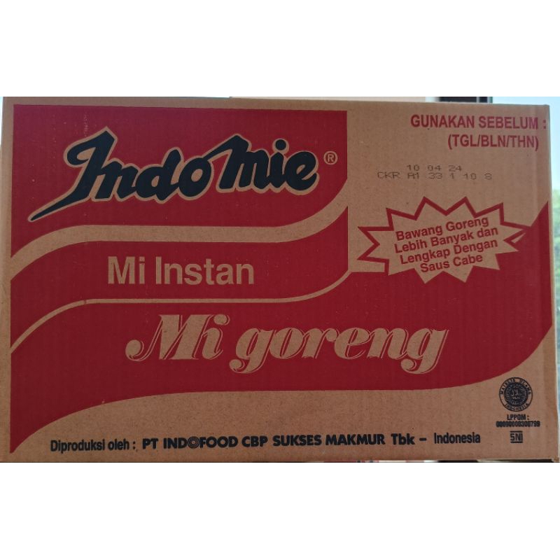

Indomie goreng 1 dus