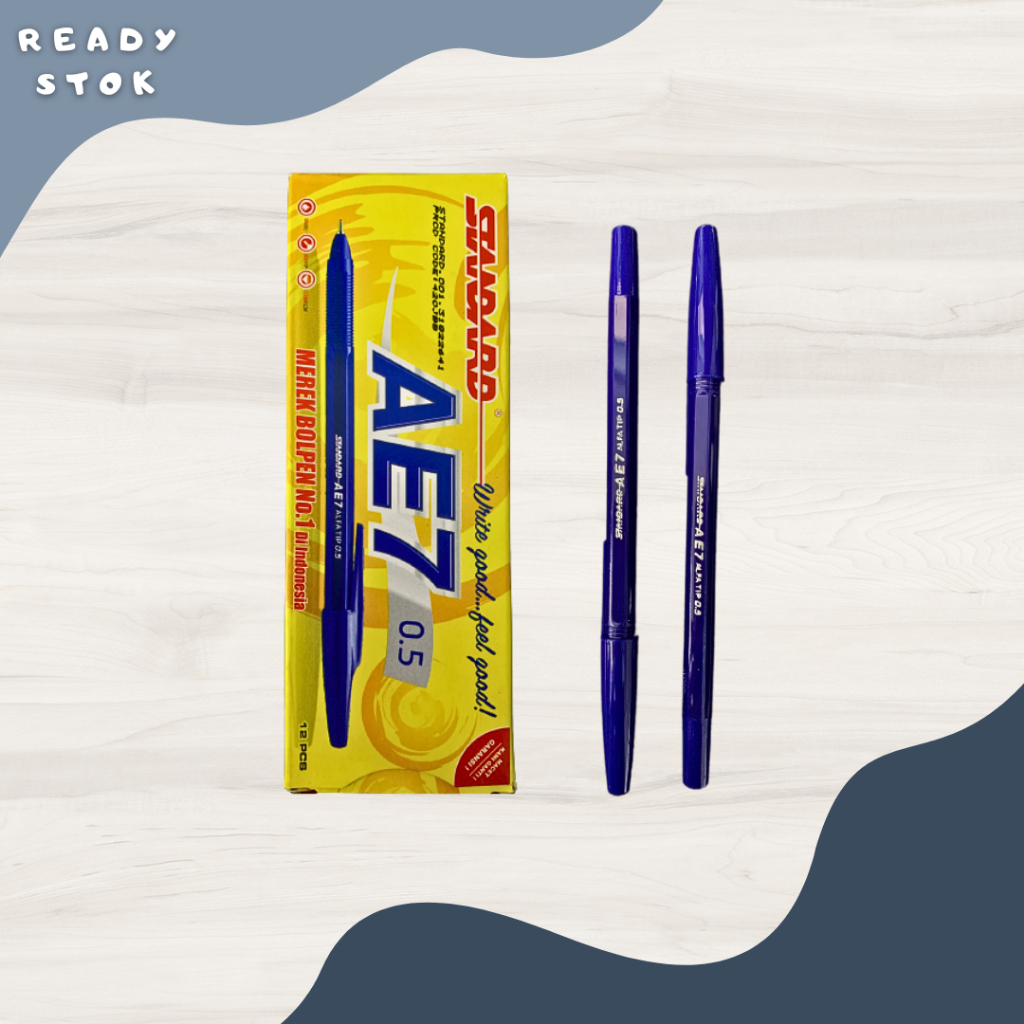 

PULPEN/PENA/BALL POINT STANDAR/PENA BIRU/BP STANDARD AE7 BIRU (PCS)