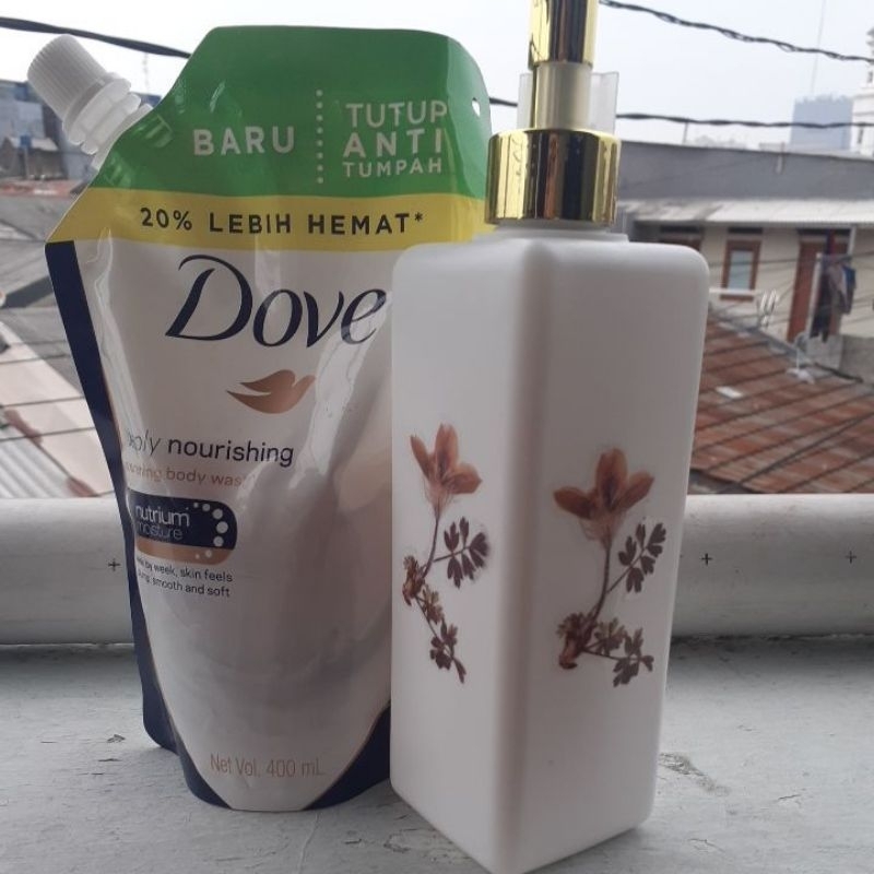 SABUN MANDI DOVE CAIR FREE BOTOL PUMP CANTIK