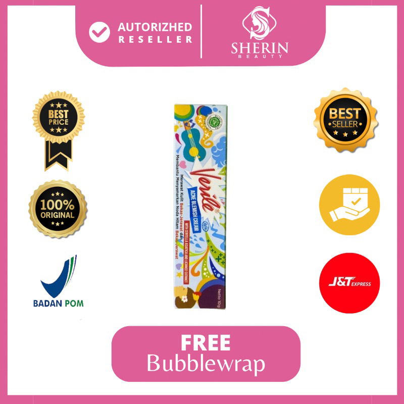 VERILE ACNE BLEMISH CREAM BEKAS JERAWAT