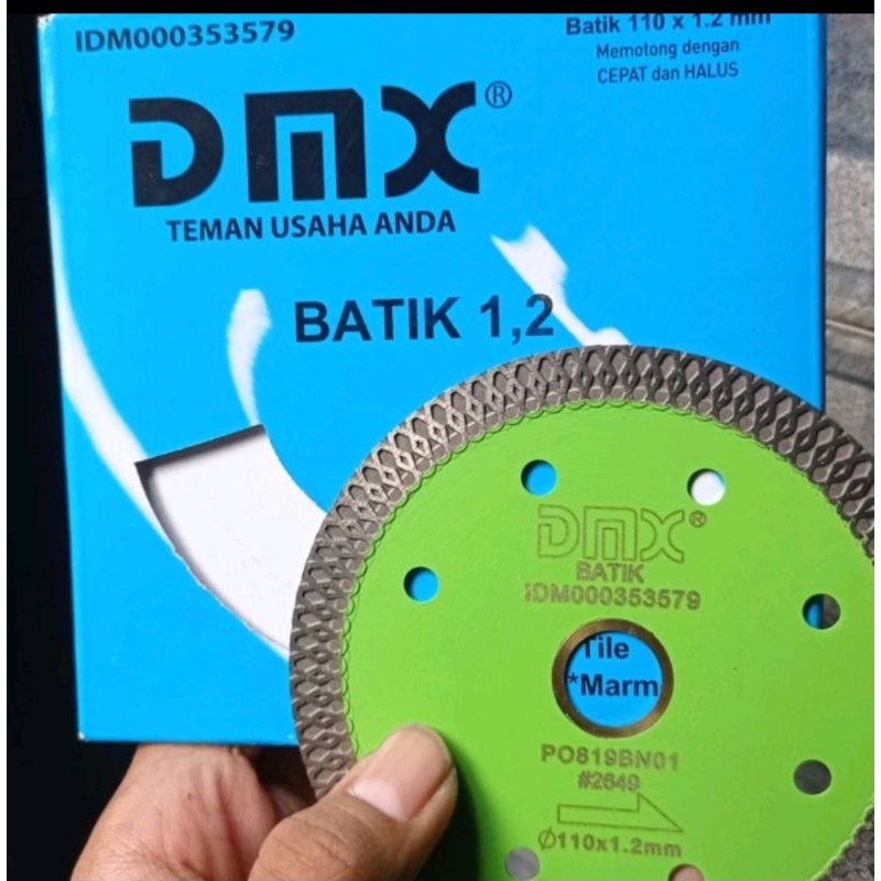 mata gerinda potong keramik granit 4 inch DMX TURBO BATIK