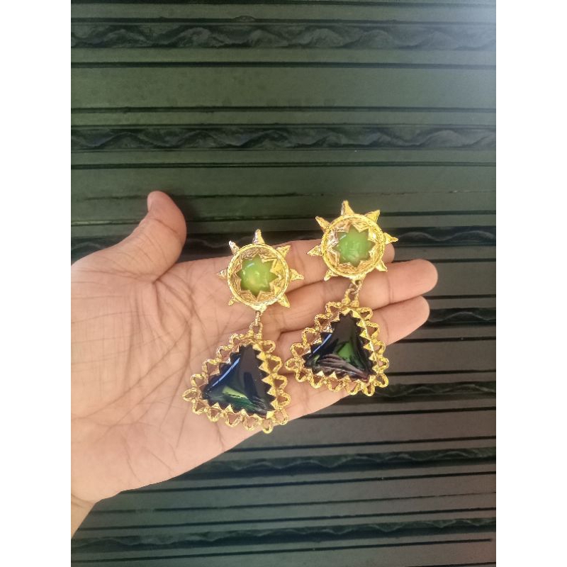 Claire Dave paris clip earrings vintage 1980s