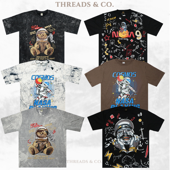 GRAPHIC TSHIRT NASA | KAOS MOTIF NASA COSMOS | BAJU MOTIF NASA|100% COTTON | BAJU GAMBAR NASA | KAOS