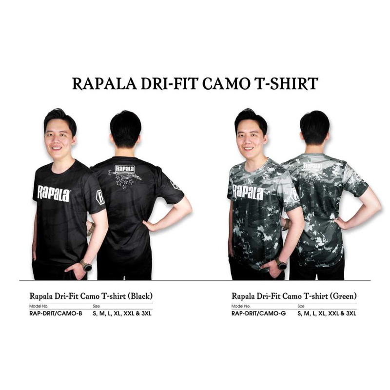 Jersey Mancing Rapala Short Slevee