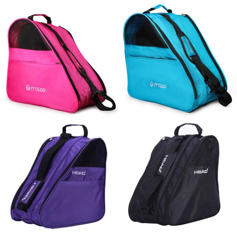 MOCCO - HEAD - GRACESLIDE Tas Selempang Sepatu Ice Skating Inline Skate Sepatu Es Hockey Sepatu Roda