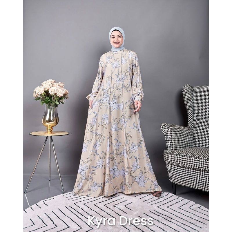 KYRA DRESS BY MAREVI/DRESS BEST SELLER/GAMIS PREMIUM/GAMIS ORIGINAL/GAMIS JUMBO MAREVI/GAMIS TERLARI