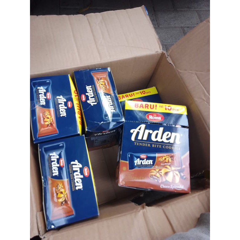 

biskuit roma Arden new 1 pack isi 10pcs . 1 dus isi 8 pack