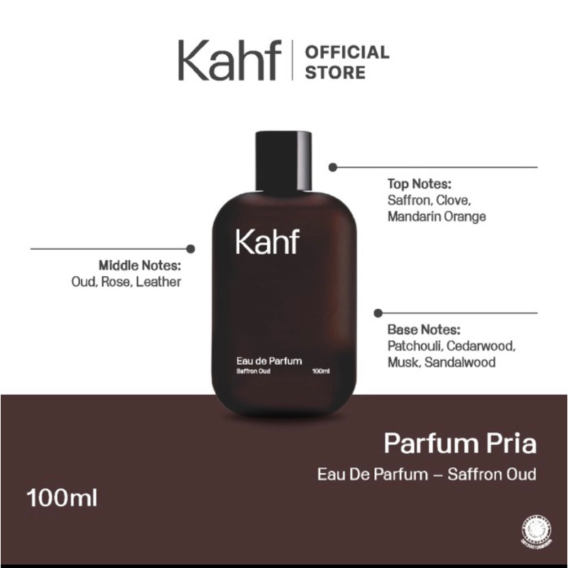 Kahf EDP100 ml -parfum pria