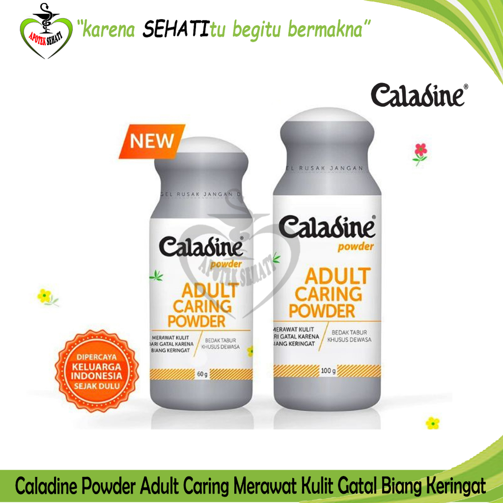 Caladine Powder Adult Caring Bedak Tabur Dewasa Mengatasi Biang Keringat