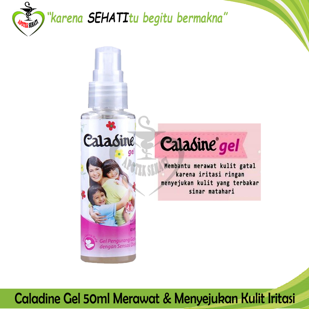 Caladine Gel 50ml Mengurangi Gatal Akibat Biang Keringat